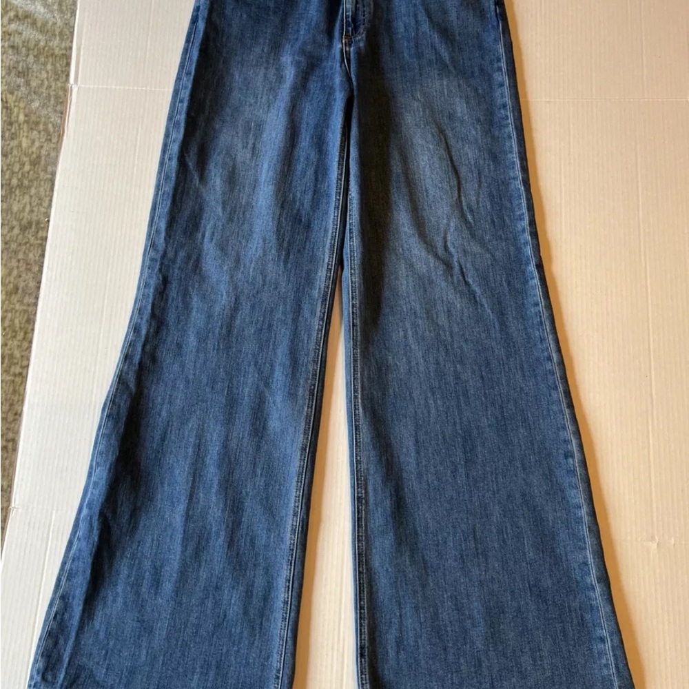 Paige Vintage Sutton Vesper Sz 30 Womens Jeans Wide Long Leg *Rare*💖 - Picture 5 of 16